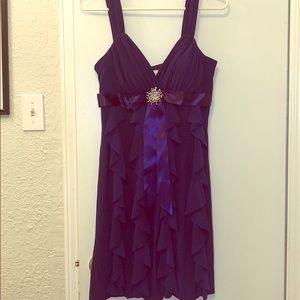 Purple bridesmaid dress